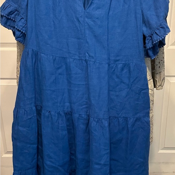 Chico's Royal Blue Tiered Maxi Dress - Picture 2 of 5
